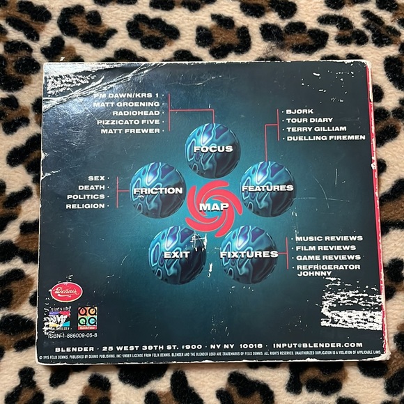 1995 BLENDER Volume CD-ROM Entertainment Magazine BJORK Radiohead Simpsons Music - Picture 3 of 17